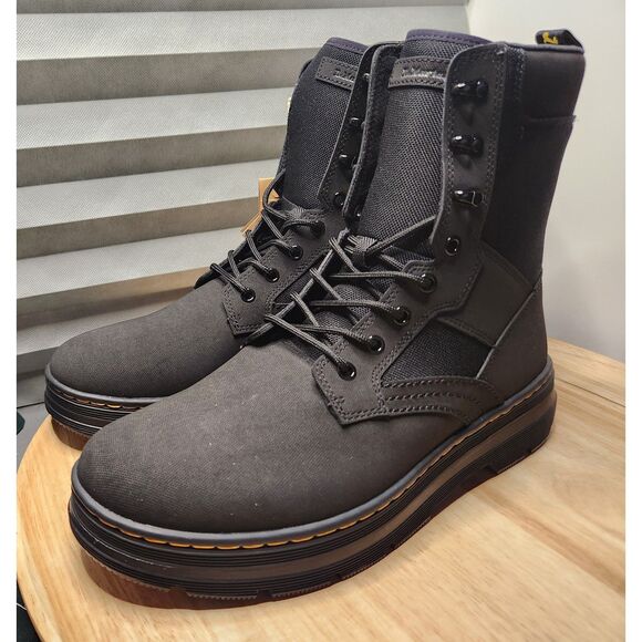 Dr. Martens Iowa Turby Split Combat Boot Extra Tough Poly Men’s 13 Black main image 9